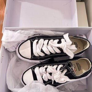 Miharayasuhiro Black and White Sneakers Timeless Design
